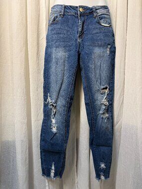 Resfeber skinny boyfriend jeans sz 10 Distressed Los Angeles Collection